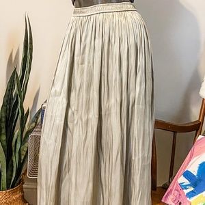 Allie Rose Seafoam Midi Skirt